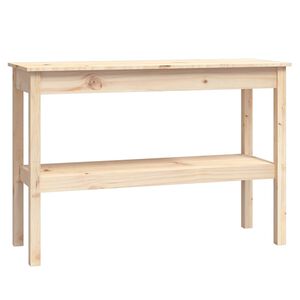 vidaXL コンソールテーブル 110x40x75 cm 無垢材 パイン材