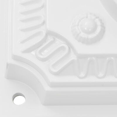 vidaXL 台座付き 郵便ボックス アルミ製 ヴィンテージスタイル 防錆性 ホワイト