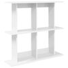vidaXL 壁棚 壁掛け ホワイト 100 x 20 x 75 cm エンジニアードウッド