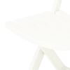 vidaXL 折りたたみガーデンチェア 2点 プラスチック製 ホワイト