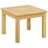 vidaXL コーヒーテーブル ライトアカシア 45 x 45 x 36 cm ソリッドアカシアウッド