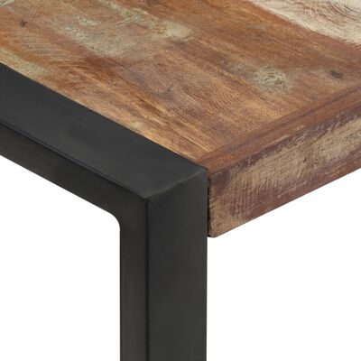 vidaXL コーヒーテーブル 120x120x40cm 無垢の再生木材