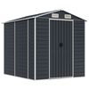 vidaXL 庭用物置 アントラシート 191x215x198 cm 亜鉛メッキ鋼製
