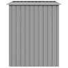 vidaXL ガーデン納屋 205x129x183cm 亜鉛メッキ鋼製 グレー