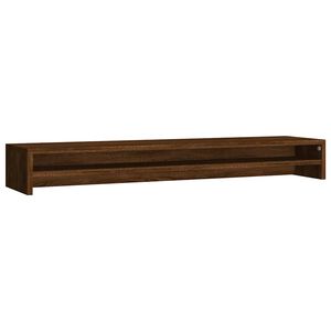 vidaXL モニタースタンド ブラウンオーク 100x24x13 cm エンジニアリングウッド