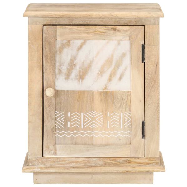 vidaXL ベッドサイドキャビネット 40x30x46cm マンゴー無垢材