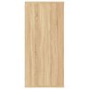 vidaXL ブックキャビネット/サイドボード ソノマオーク 66x30x98 cm パーティクルボード