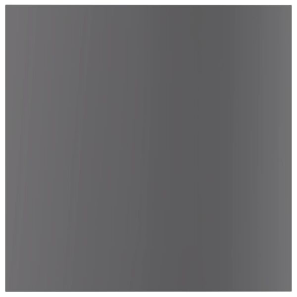 vidaXL 本棚ボード 8点 ハイグロスグレー 40x40x1.5cm エンジニアリングウッド