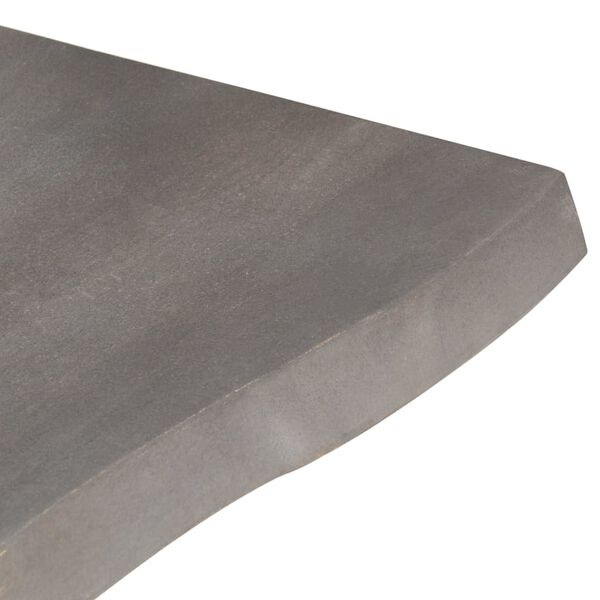 vidaXL コーヒーテーブル 天然木の形状 (ライブエッジ) 60x60x40cm アカシア無垢材