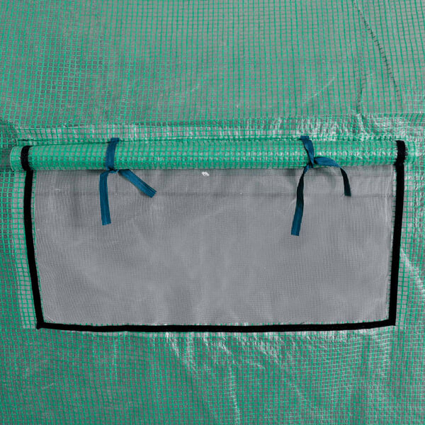 vidaXL ポータブルポリトンネル温室 18㎡ スチールフレーム ウォークイン