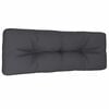 vidaXL パレットクッション アントラシート 120x40x12 cm ファブリック