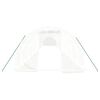 vidaXL スチールフレーム温室 ホワイト 60 m&sup2; 20x3x2 m