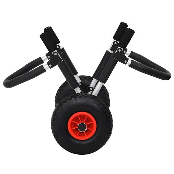 vidaXL SUP サーフボード用折りたたみ式トロリー 耐荷重45kg アルミニウム製