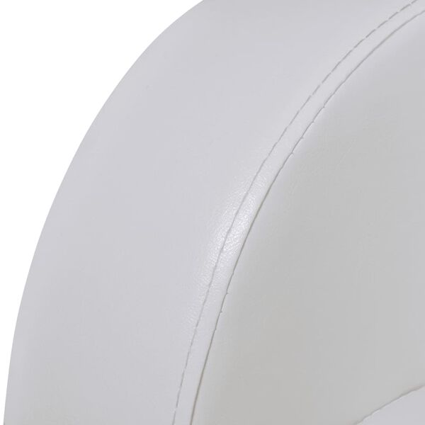 vidaXL 2人掛け ホームシアターリクライニングソファ 合成皮革製 ホワイト