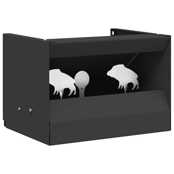 vidaXL マグネット式 ペレットキャッチャー 射撃用ターゲット 4+1 イノシシデザイン