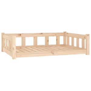 vidaXL ドッグベッド 105.5 x 75.5 x 28 cm ナチュラル