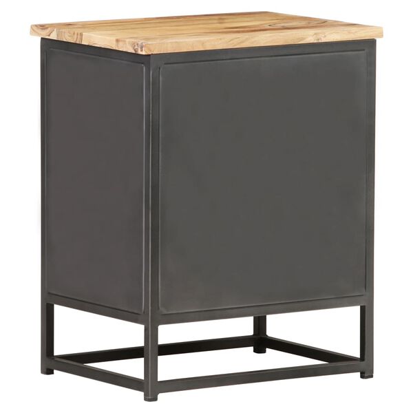 vidaXL ベッドサイドキャビネット 40x30x50cm アカシア無垢材