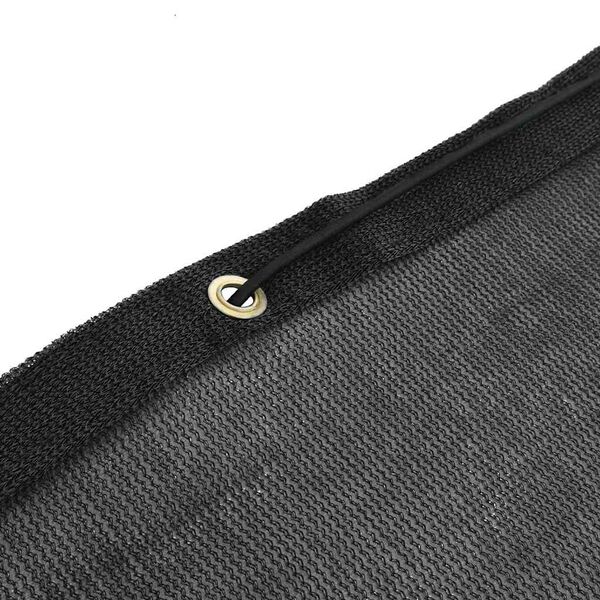 vidaXL コンテナ用ネット HDPE製 3x6m ブラック