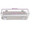 vidaXL 引き出し式 ワイヤーバスケット 2点 シルバー 300 mm