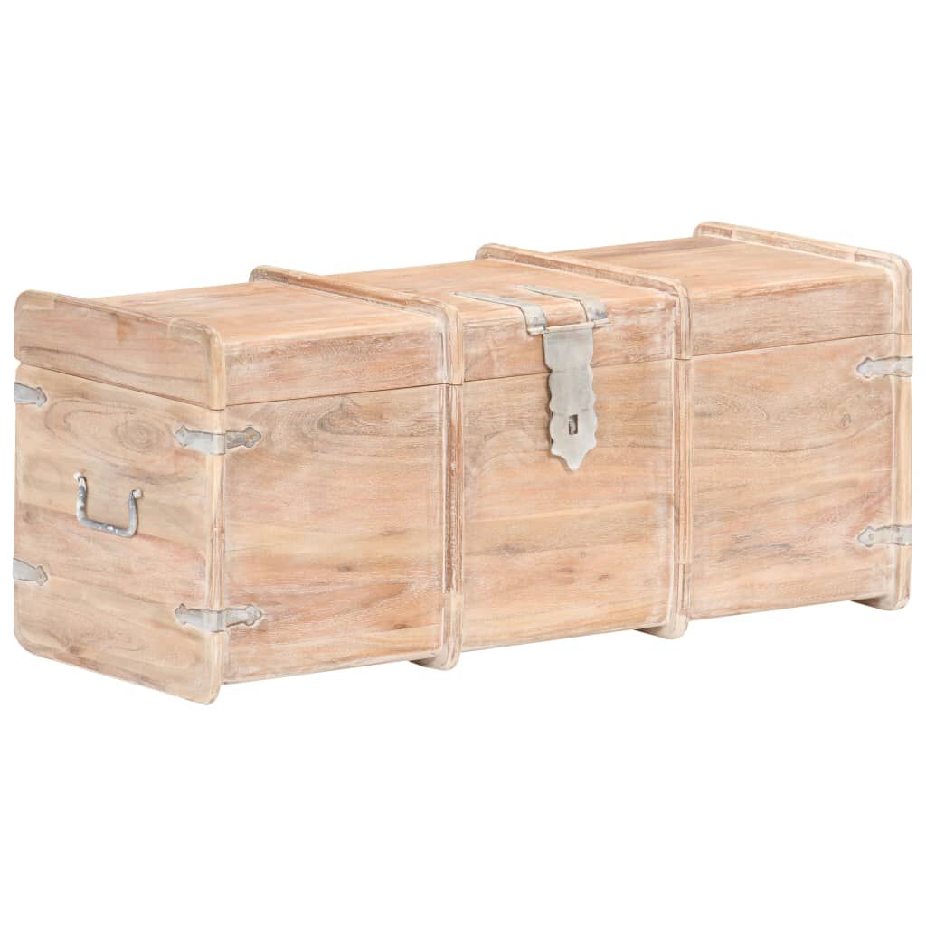 vidaXL 収納チェスト 90x40x40cm アカシア無垢材 | vidaXL.jp