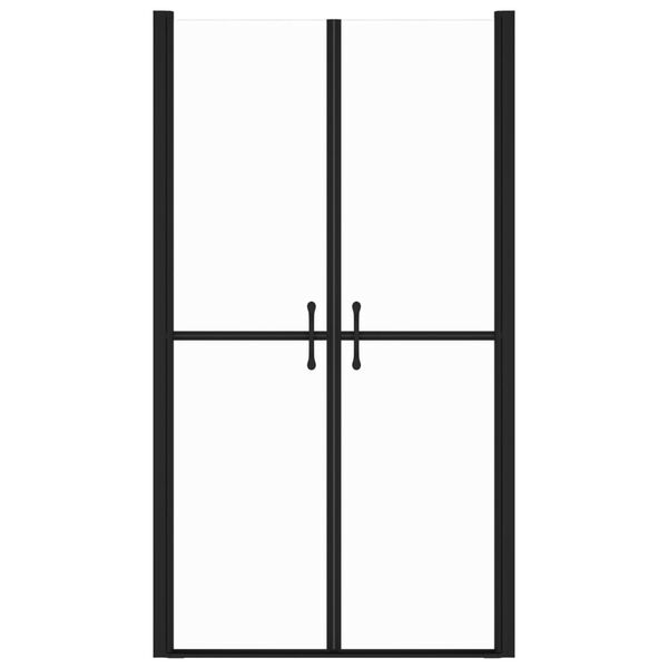 vidaXL シャワードア 透明 ESG製 (78-81)x190 cm