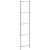 vidaXL 5段 棚 透明 30x30x130cm 強化ガラス製