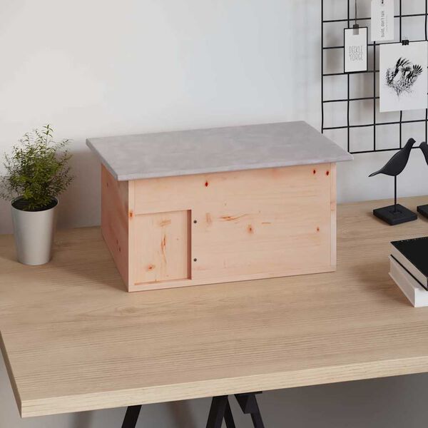 vidaXL ハリネズミハウス 45x33x22 cm 木製