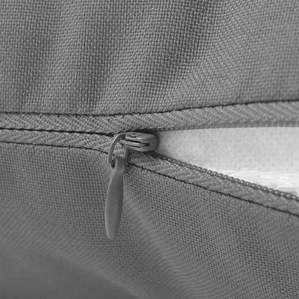 vidaXL 屋外ピロー 4点 60x40cm グレー