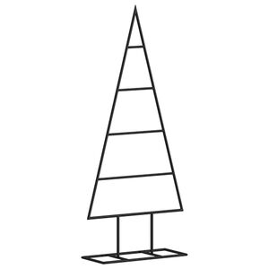 vidaXL 金属製クリスマスツリー デコレーション用 ブラック 60cm