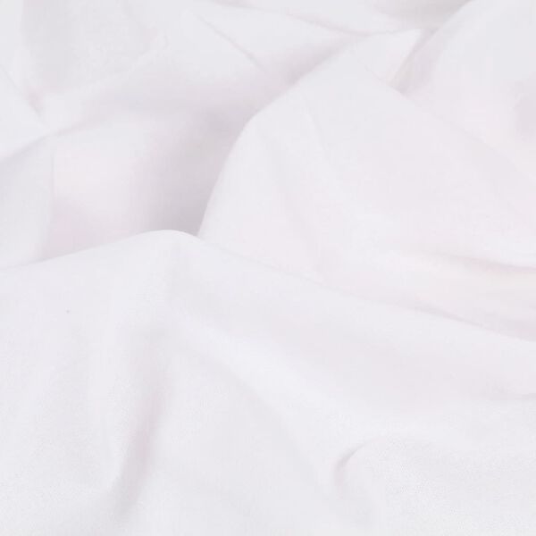 vidaXL カーテン 2面タイプ 140x225cm 金属リング付き コットン製 ホワイト