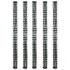 vidaXL ガーデンフェンスメッシュ 5点 HDPE 1x1.2 m グリーン