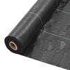 vidaXL 防草シート ポリプロピレン 1x50 m ブラック