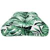 vidaXL パレットクッション リーフ柄 120x40x12 cm ファブリック
