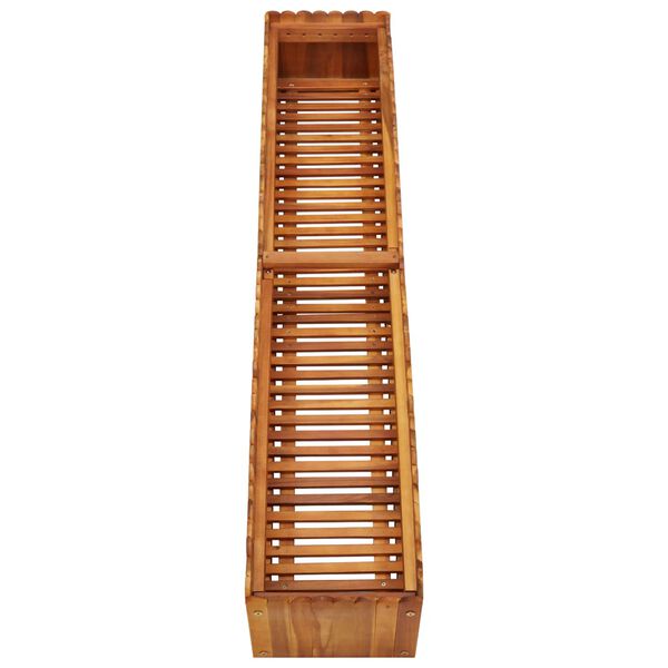 vidaXL ガーデンレイズドベッド 150x30x25cm アカシア無垢材