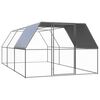 vidaXL 屋外鶏用ケージ 3x6x2 m 亜鉛メッキ鋼製