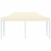 vidaXL 折り畳み式ポップアップテント 3 x 6 m クリームホワイト