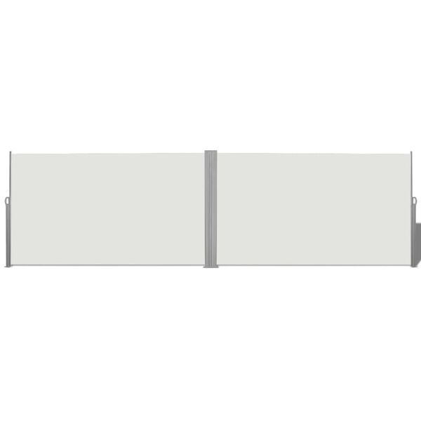 vidaXL 格納式サイドオーニング 180x600 cm クリーム