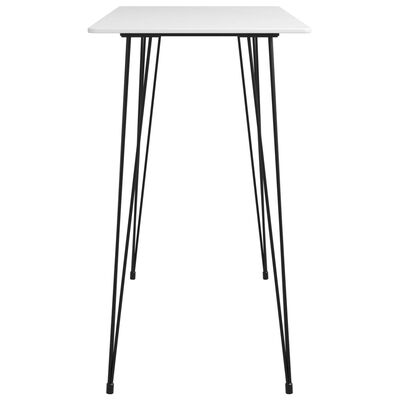 vidaXL バーテーブル ホワイト 120x60x105cm