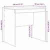 vidaXL デスク 引き出し付き 2 pcs ホワイト