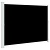vidaXL パティオ用 引き込み式サイドオーニング 220x314cm ブラック