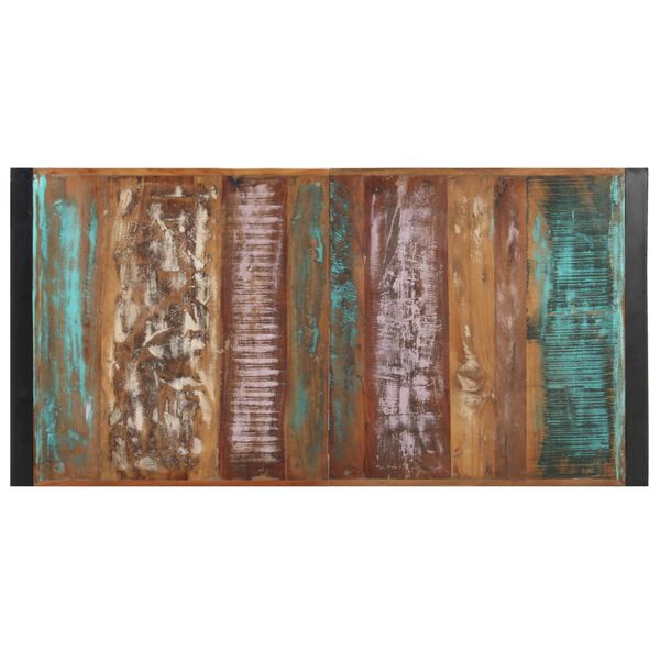 vidaXL コーヒーテーブル 140x70x40cm 無垢の再生木材