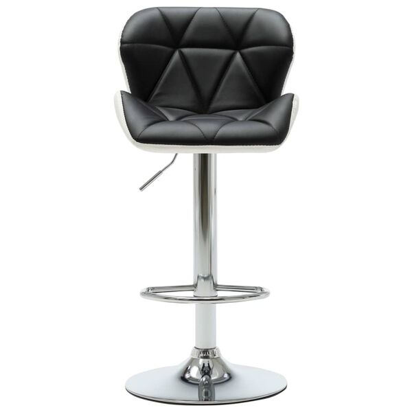 vidaXL バースツール ブラック 合成皮革製