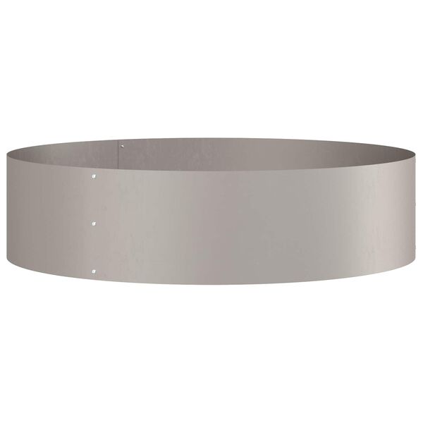 vidaXL プランターリング ブラウン 80 x 80 x 20 cm 耐候性スチール