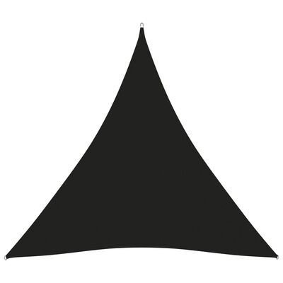vidaXL サンシェードセイル 3x3x3m 三角形 オックスフォード生地 ブラック