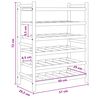 vidaXL ワインラック ナチュラル 57 x 29.5 x 72 cm 竹