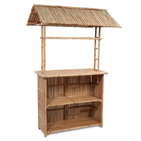 vidaXL バーセット 3点 竹製