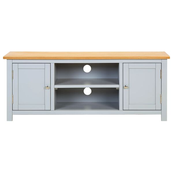 vidaXL TVキャビネット 120x35x48cm オーク無垢材