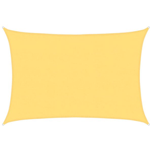 vidaXL サンシェードセイル 160g/m² ベージュ 5x7m 高密度ポリエチレン