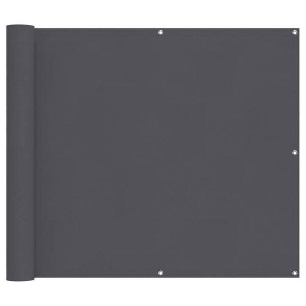 vidaXL バルコニースクリーン アントラシート 90x300cm オックスフォード生地