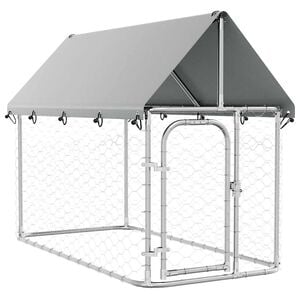vidaXL 屋外用犬小屋　屋根付き 200x100x150cm